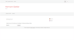 Desktop Screenshot of hermannglettler.com