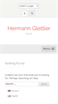 Mobile Screenshot of hermannglettler.com