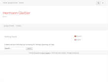 Tablet Screenshot of hermannglettler.com